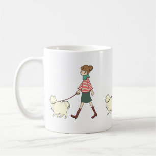 Hundeausführ-Tasse Kaffeetasse
