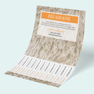Hundeausführer Flyer Professionell Minimale Papier