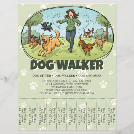 Hundeausführer Hundespazierdienst Custom Flyer