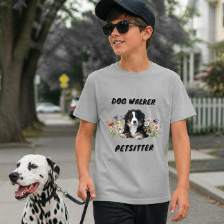 Hundeausführer-Tiersitter-Anzeige T-Shirt