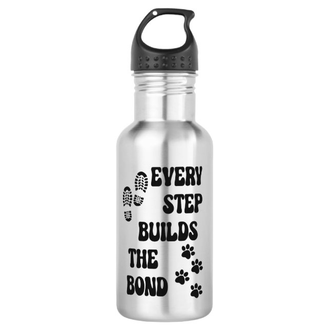 Hundeausführersprüche  edelstahlflasche (Vorderseite)