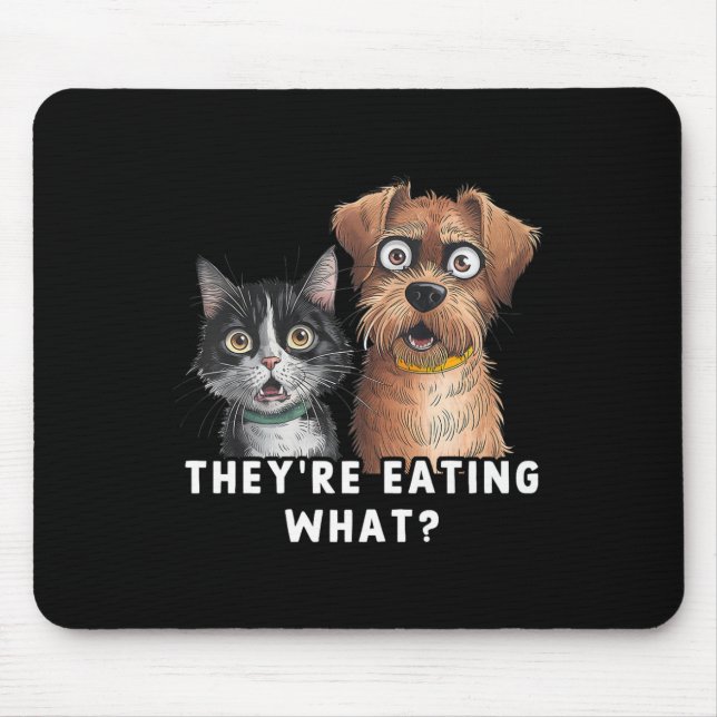 Hundebatte 2024 Haustiere Katze Sie sind Ea Mousepad (Vorne)