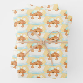 Hundebausalon Geschenkpapier Set