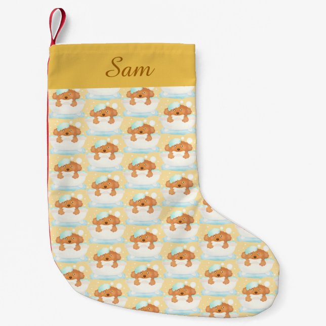 Hundebausalon Kleiner Weihnachtsstrumpf (Vorderseite)