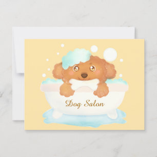 Hundebausalon Postkarte