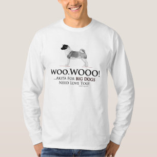 Hundebedarfs-Liebe-zu langer Hülsen-T - Shirt