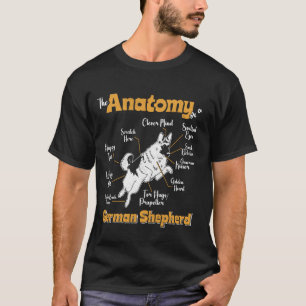 Hundebesitzer ANATOMIE EINES DEUTSCHEN SHEPHERD Fu T-Shirt