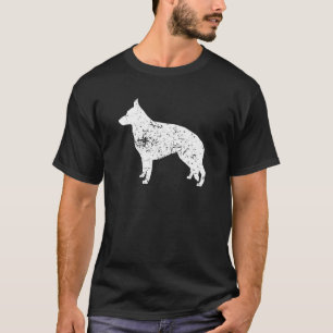 Hundebesitzer der Deutschen Schäferhunde-Silhouett T-Shirt