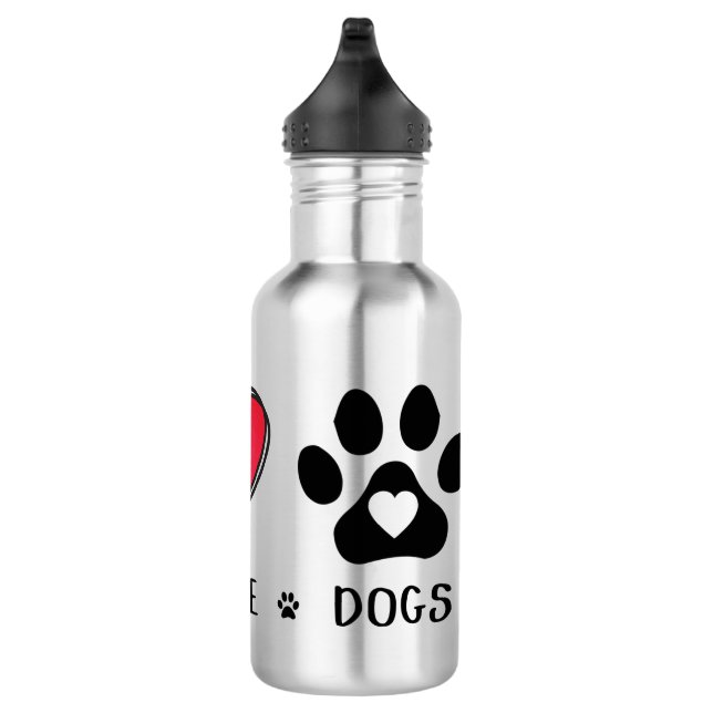 Hundebesitzer Edelstahlflasche (Rechts)