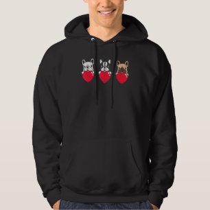 Hundebesitzer Frenchie Heart Pet Animal French Bul Hoodie