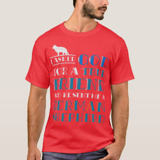 Hundebesitzer geben Haustiere deutscher Hirte T-Shirt