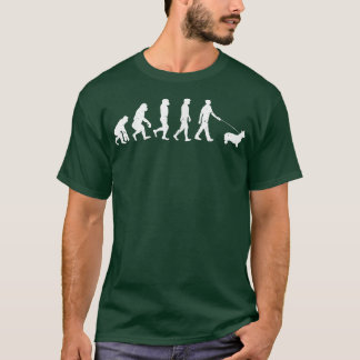 Hundebesitzer Hunde Evolution Corgi Lieben Hunde C T-Shirt