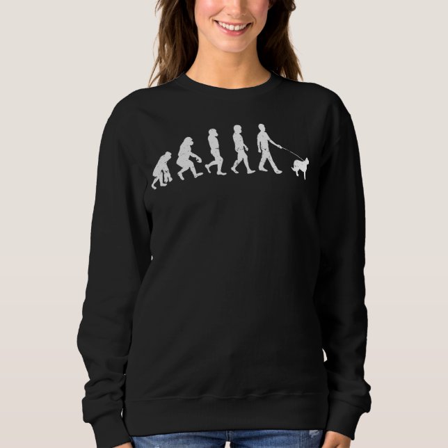 Hundebesitzer Hunde Rasse Evolution Saint Bernard  Sweatshirt (Vorderseite)