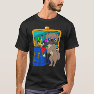 Hundebesitzer Süßes Tier Haustier Hund Schule Stud T-Shirt