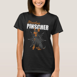 Hundebesitzer Tier Zwergpinscher Tierbesitzer Min T-Shirt