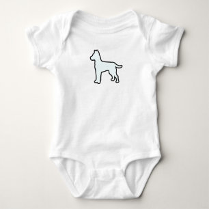 Hundebild  baby strampler