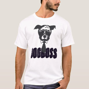 Hundeboss lustiges Bulldoggen-Hemd mit Anzug und K T-Shirt