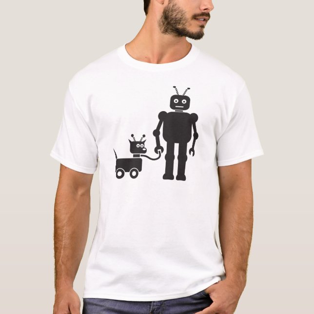 Hundebot-Kleid T-Shirt (Vorderseite)