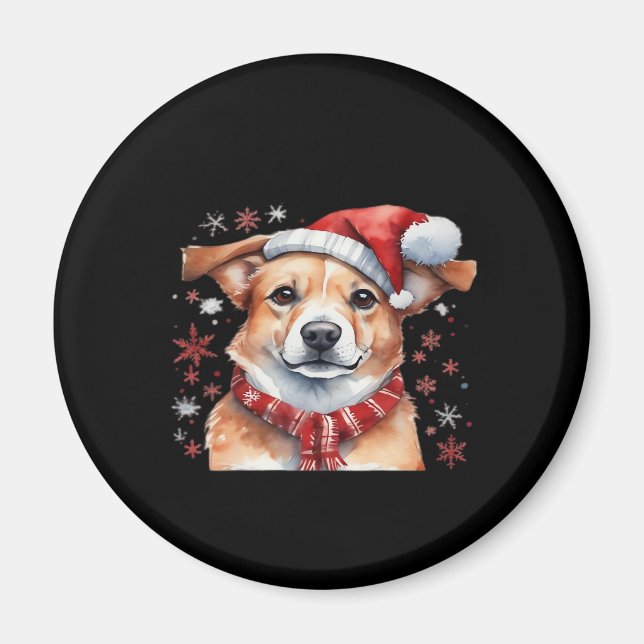 Hundechrismes Klassischer T - Shirt Magnet (Vorne)