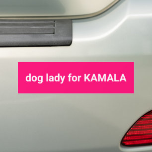 Hundedame für Kamala minimalistisch-lustiges heiß- Autoaufkleber