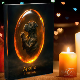 Hundedenkmal Foto Block - Cane Corso