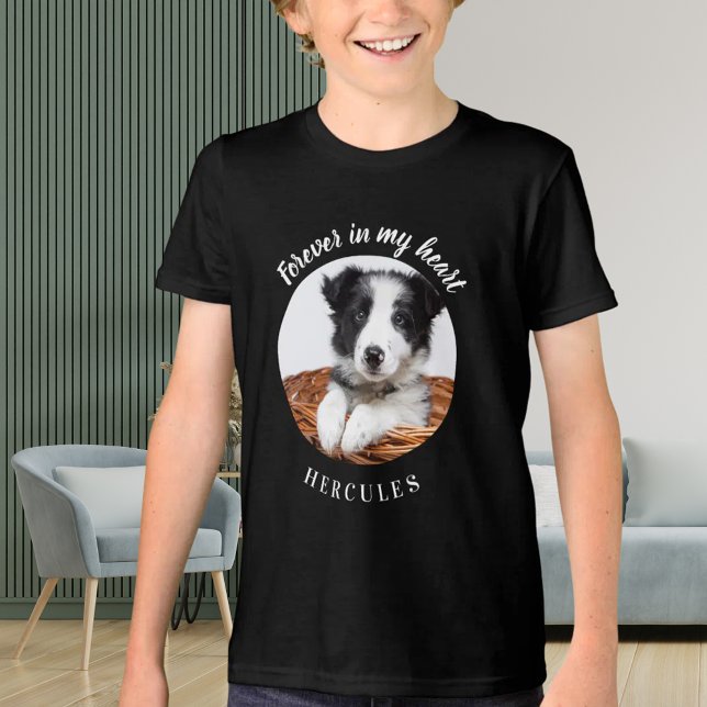 Hundedenkmal Schwarzes Foto Liebe Tri-Blend Shirt (Von Creator hochgeladen)