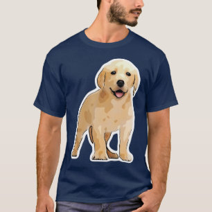 Hundedesign mit einem niedlichen Labrador Welpe T-Shirt