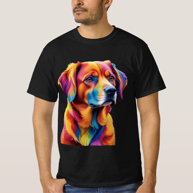 Hundedesign T-Shirt (Vorderseite)