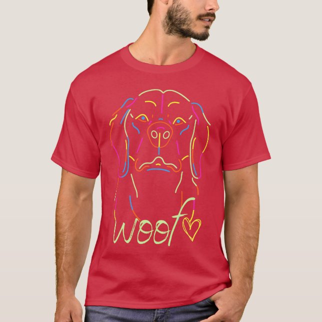 Hundefamilie T-Shirt (Vorderseite)