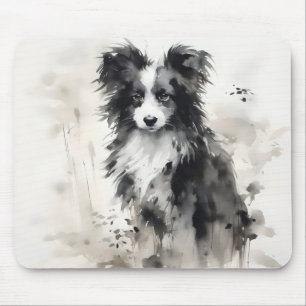 Hundefarbe für Welpen Mousepad