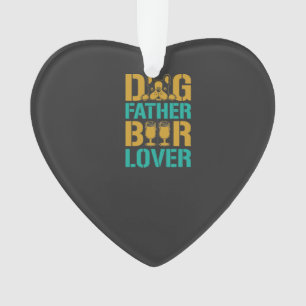 Hundefather Bierliebhaber Ornament
