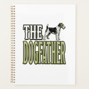 Hundefather Terrier Vintage Gravur Shirt Design_ Planer