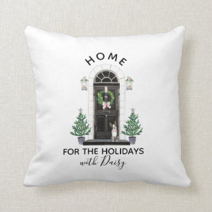 Hundefeiertags-Weihnachtskissen Bostons Terrier Kissen