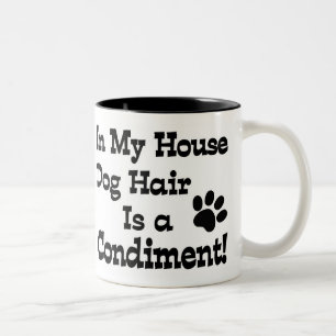 Hundefekt Zweifarbige Tasse