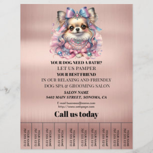 Hundefeld personalisierter Flyer