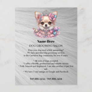 Hundefeld personalisierter Flyer