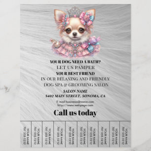 Hundefeld personalisierter Flyer