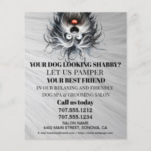 Hundefeld personalisierter Flyer