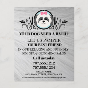 Hundefeld personalisierter Flyer