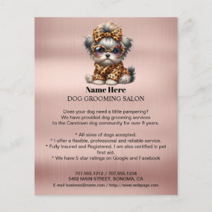 Hundefeld personalisierter Flyer