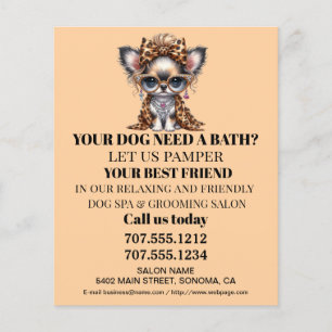 Hundefeld personalisierter Flyer