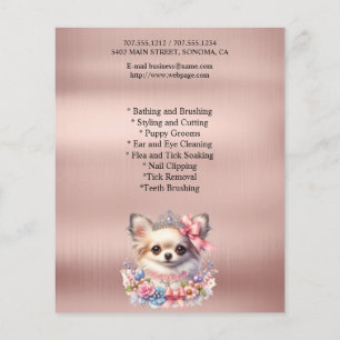 Hundefeld personalisierter Flyer