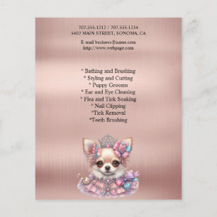 Hundefeld personalisierter Flyer