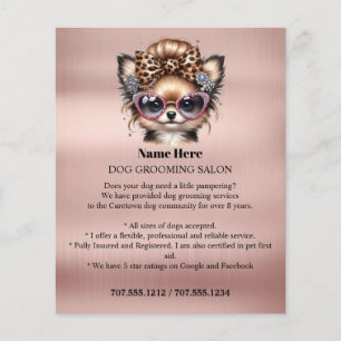Hundefeld personalisierter Flyer