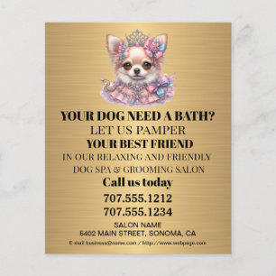 Hundefeld personalisierter Flyer
