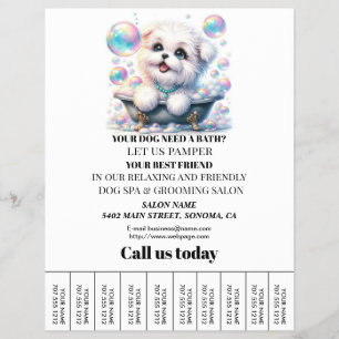Hundefeld personalisierter Flyer
