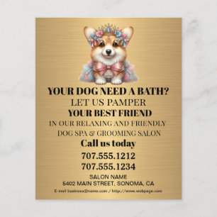 Hundefeld personalisierter Flyer
