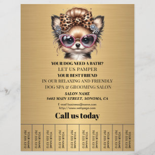 Hundefeld personalisierter Flyer