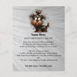 Hundefeld personalisierter Flyer