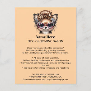 Hundefeld personalisierter Flyer